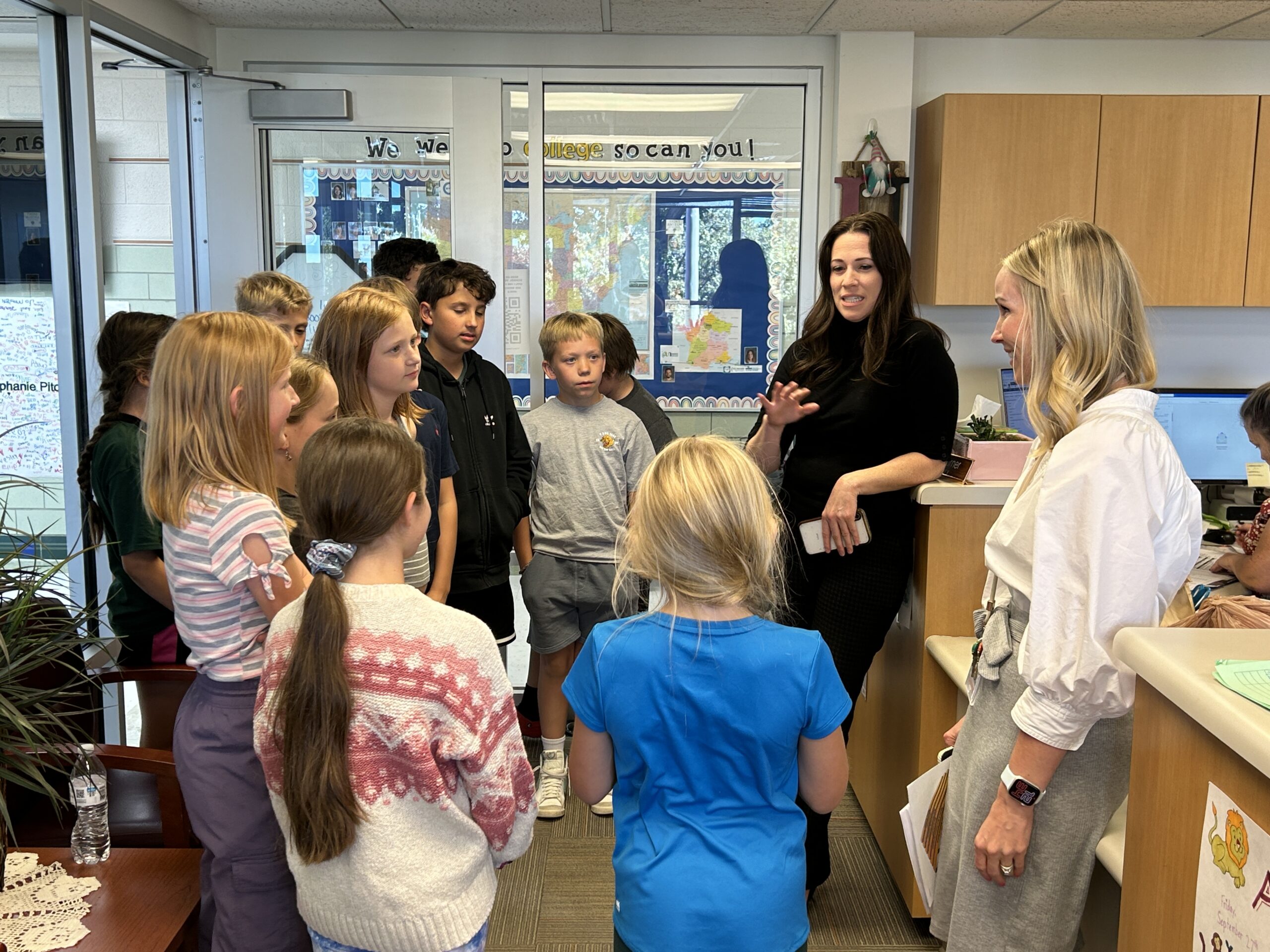 Senator Pitcher visits Morningside Elementary