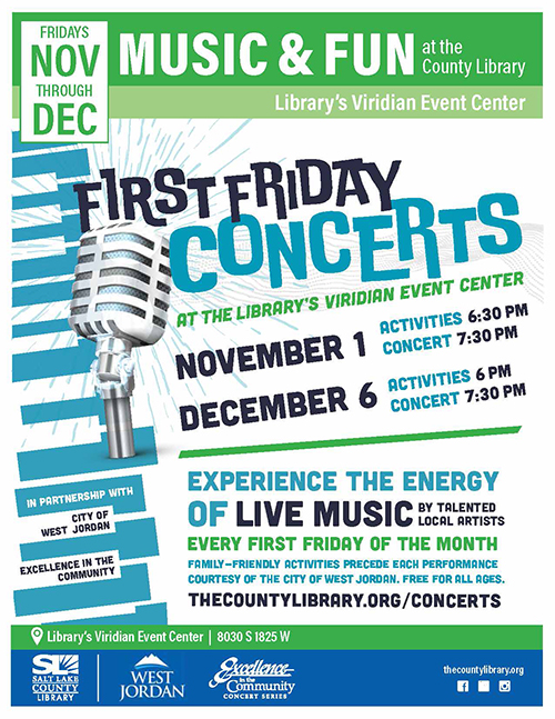 First Friday Concerts at the County Library