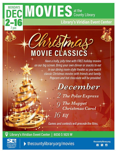 Christmas Movie Classics at the County Library