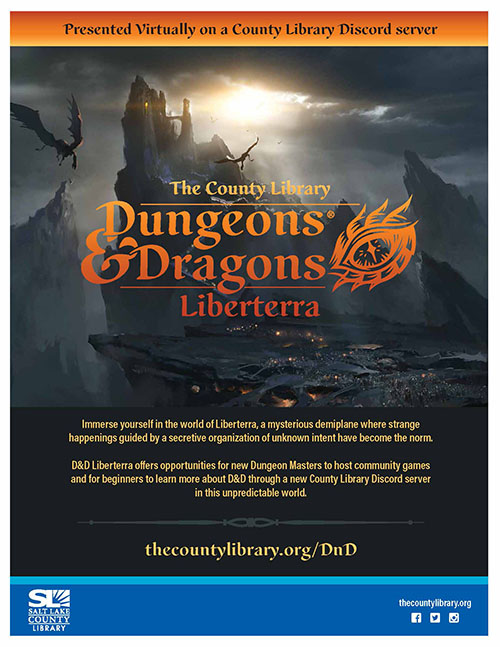 Dungeons and Dragons Liberterra at the County Library